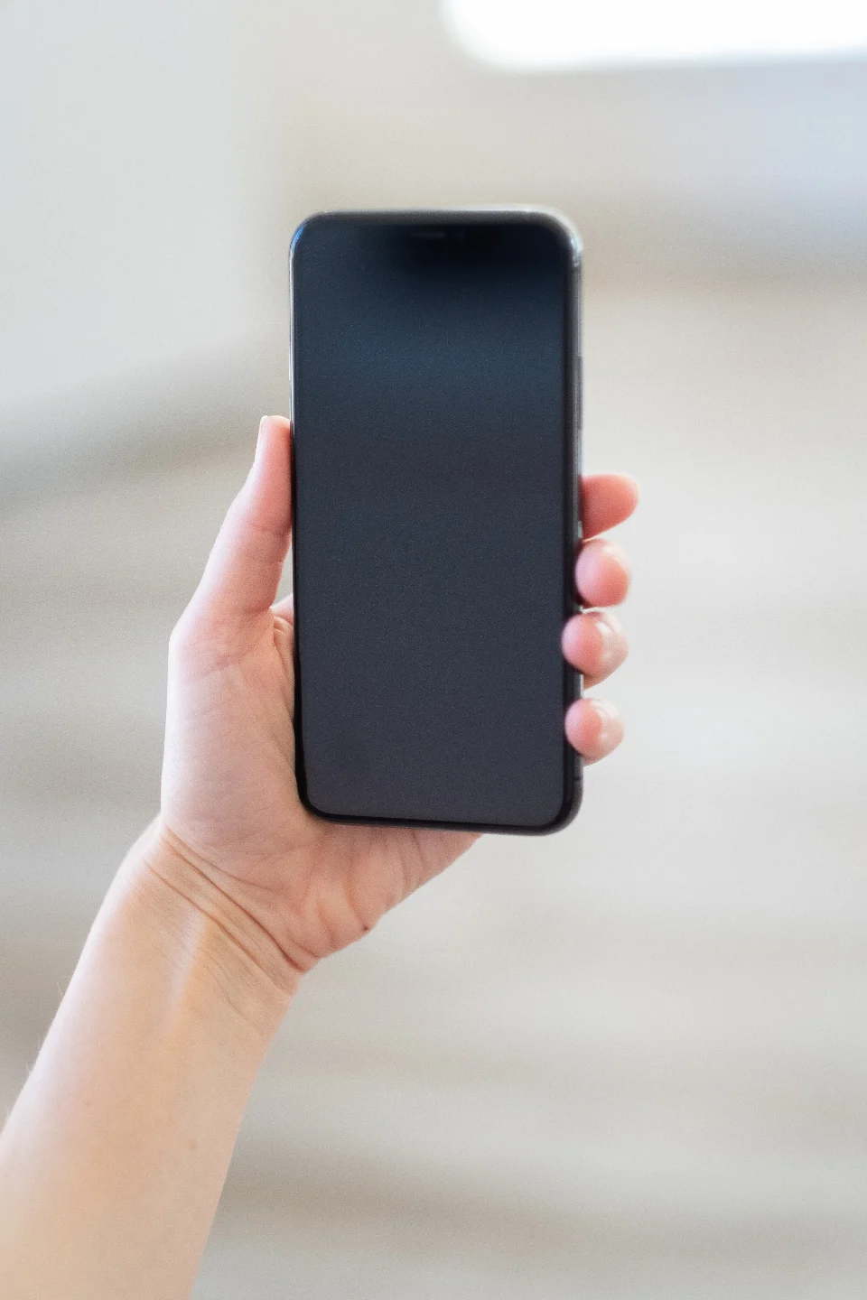 Phone in hand