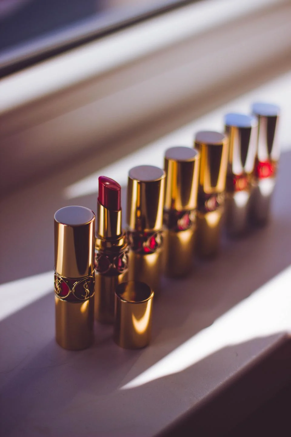 Lipstick and beauty products