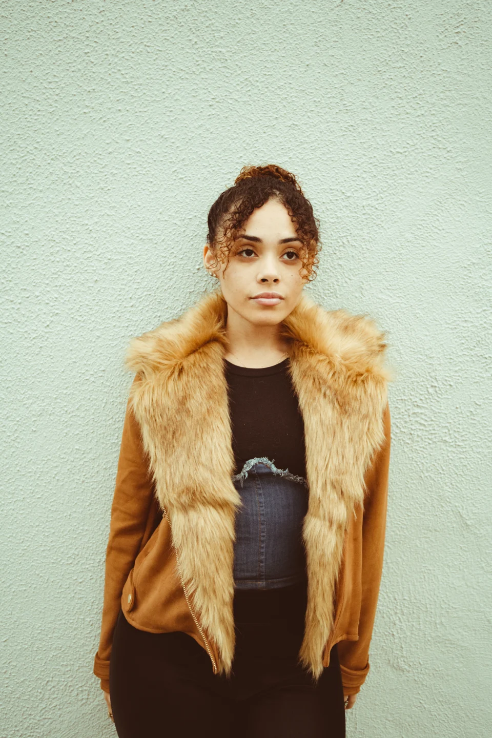 Woman in a fashion shoot