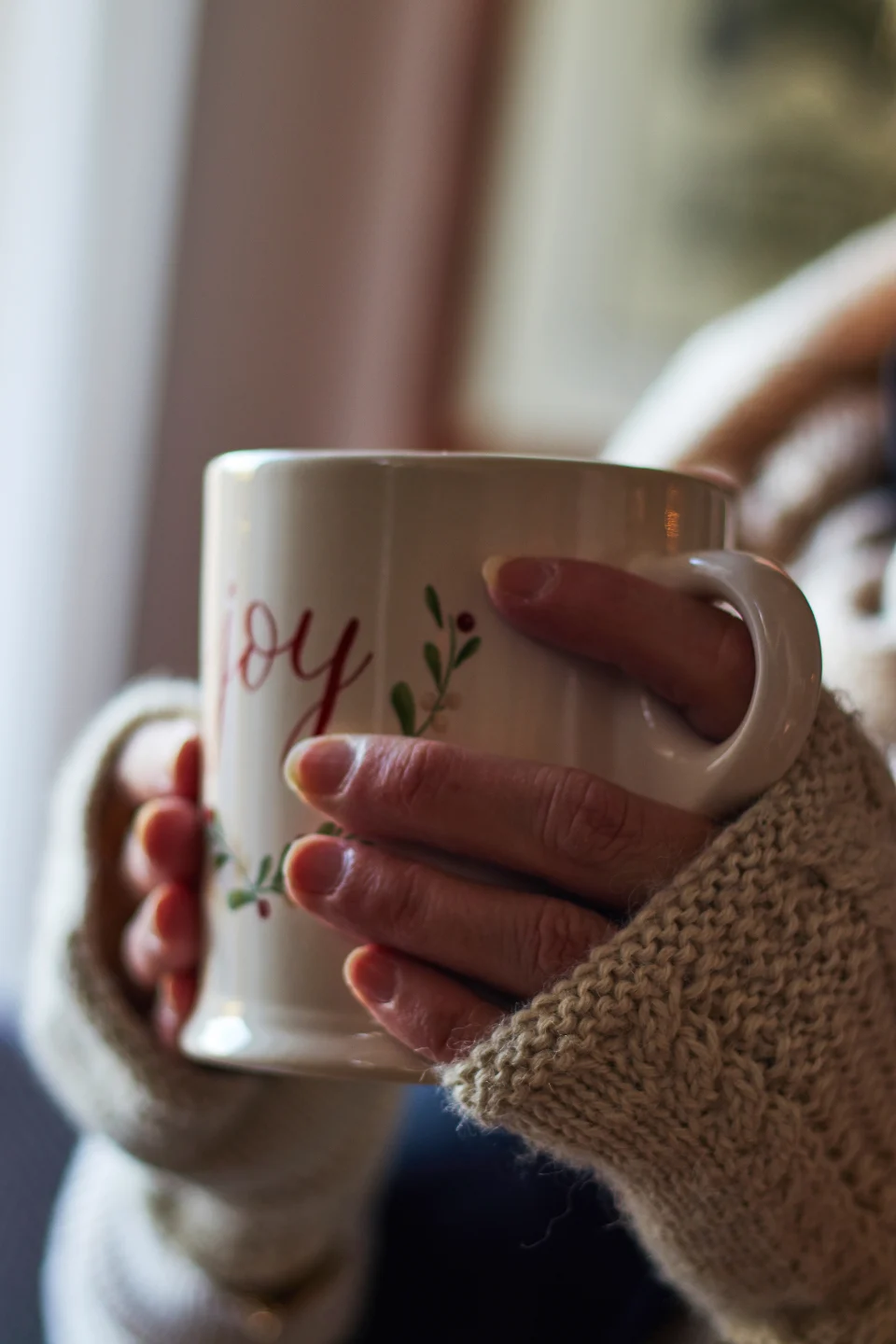 Coffee in a cozy setting