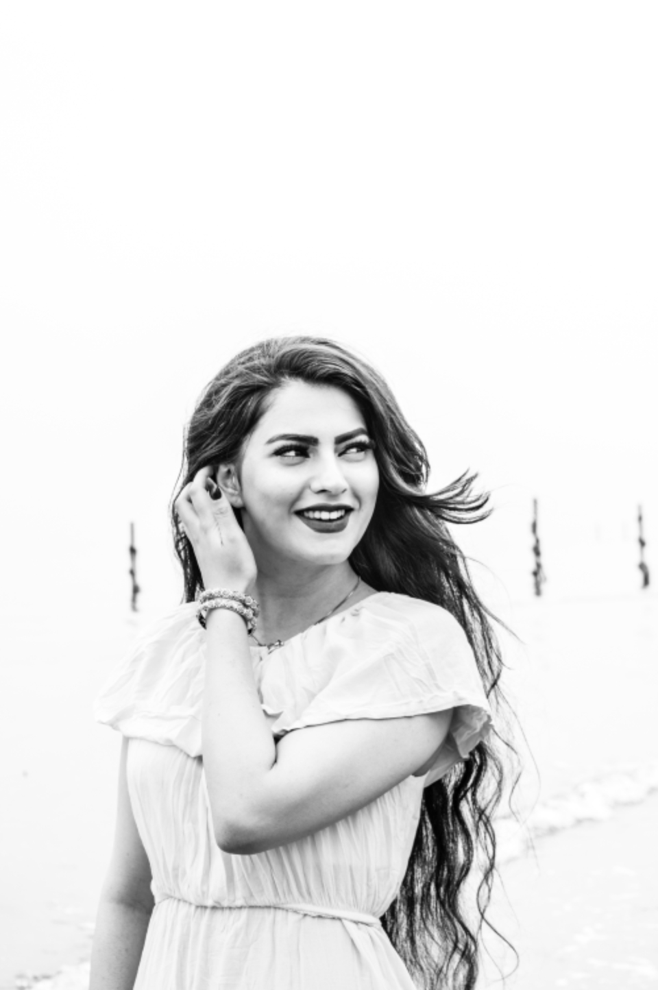 Smiling woman portrait